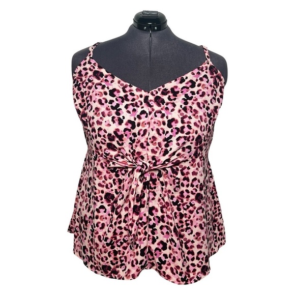 Torrid Peplum Georgette Tie-Front Cami (Size 2) - Picture 1 of 6